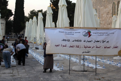 هيئات فلسطينية تثني على انشطة ومشاريع مؤسسة خليفة الإنسانية في المسجد الاقصى والاراضي الفلسطينية