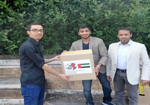 مؤسسة خليفة الإنسانية تنفذ إفطار صائم في إيطاليا وأوغندا