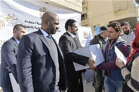 مؤسسة خليفة الإنسانية تشارك في "حملة الإستجابة الإماراتية للنازحين السوريين - شتاء 2017" بلبنان