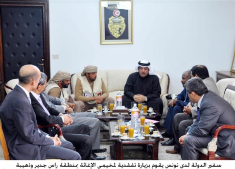 خليفة الإنسانية تدعم مستشفى ذهيبة لخدمة النازحين من العائلات الليبية