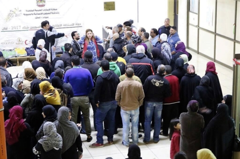 ألف أسرة في مخيم عين الحلوة تستفيد من مساعدات مؤسسة خليفة الانسانية