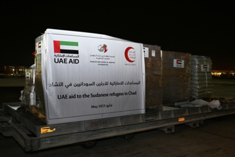 الإمارات ترسل إمدادات غذائية عاجلة للاجئين السودانيين على الحدود التشادية