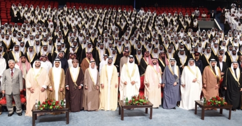 مؤسسة خليفة الإنسانية تنظم حفل زفاف لـ 1200 عريس وعروسة ضمن العرس الجماعي التاسع بالبحرين