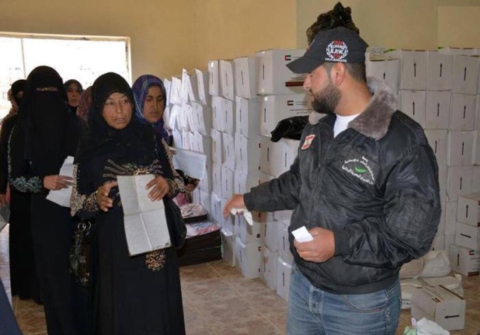 مؤسسة خليفة الإنسانية توزع مساعدات على 3500 أسرة سورية ولبنانية في عرسال