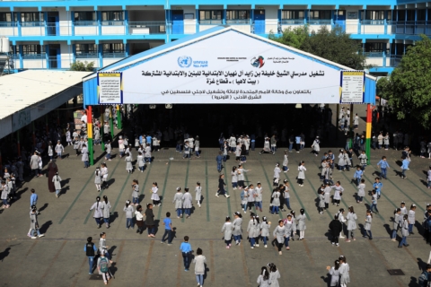 مؤسسة خليفة الانسانية تقدم 5.5 مليون درهم لـ "الأونروا" لدعم التعليم في غزة
