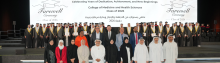 مشاركة المؤسسة في حفل توديع كلية الطب بجامعة الامارات