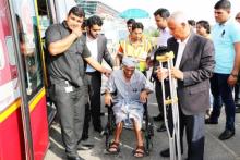 90 جريحا يمنيا يبدأون رحلة علاجهم بالهند على نفقة مؤسسة خليفة الإنسانية